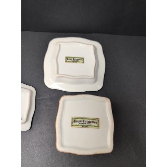 Royal Cotswolds Summertime chintz jam/jelly pot and lid with an underplate. - Picture 4 of 10